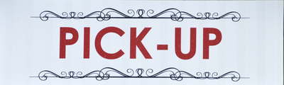 pick up sign